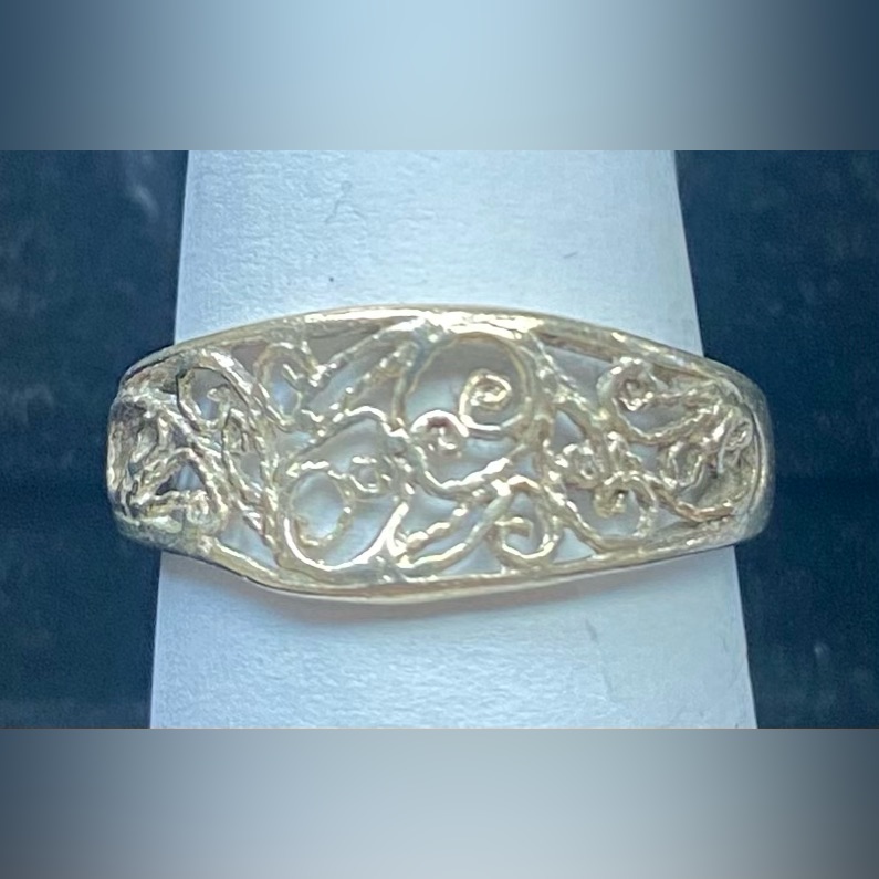 Silver 9.25 Unique Awesome Looking Women Ring Size 5.5